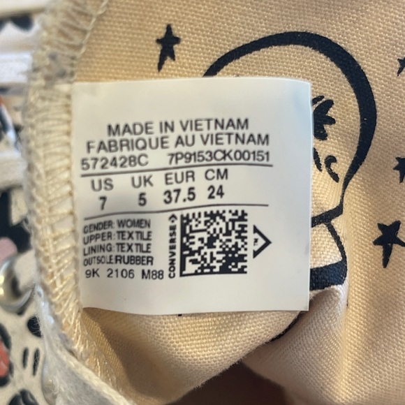 Converse MYSTIC LEOPARD Chuck Taylor LIFT PLATFORM High Top MAKE MAGIC SZ 7 - Picture 2 of 8